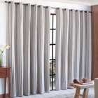 Cortina Sala Com Listras Coimbra - Ilhoses 3,00x2,50m Sultan