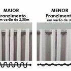 Cortina Sala Jacquard Em Linho 3,00 X 2,50 - Dohler: Messina