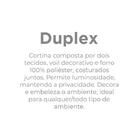 Cortina Sala Quarto Duplex Lisa Bella Janela 4,20m X 2,30m