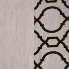 Cortina Sala Quarto Estampada Marrom 4,00x2,60m Modelo Capri