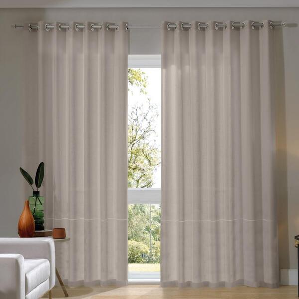 Cortina Sala Quarto Monaco Duplex Bella Janela 5,40mx2,80m