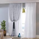 Cortina Samara Bella Janela Decoração Xale Sala 2,80 X 2,80