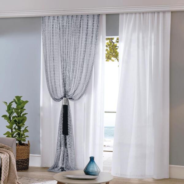 Cortina Samara Bella Janela Decoração Xale Sala 2,80 X 2,80