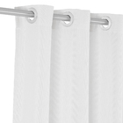 Cortina Santa Fé Branca 3,60x2,60m 2 Folhas Beca Decor