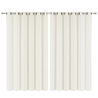 Cortina Santa Fé Tecido Misto Cru 3,60x2,60m Beca Decor