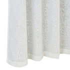 Cortina Sem Blackout Aretha Linhão Branyl Varão 2 Folhas 5,40X2,60cm Branco