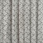 Cortina Serena Para Trilho Comum Tecido Renda Floral E Malha