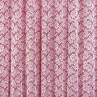 Cortina Serena Para Trilho Suisso Max Tecido Renda Floral E M