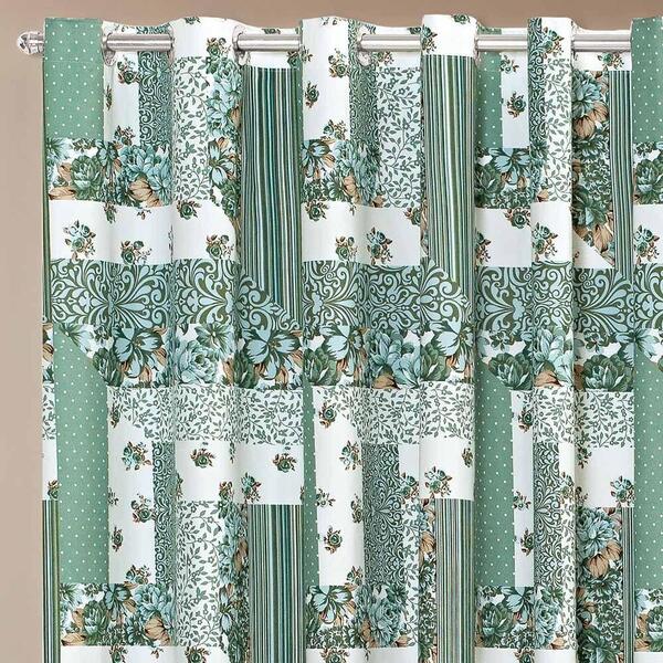 Cortina Stella Varão Corta Luz Tecido Sarja 2,00m X 1,70m - V