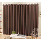 Cortina Tabaco Sala 4m X 2,50m Para Varão Simples