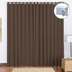 Cortina Tecido Blackout 2 00m X 1 70m Tabaco Para Trilho Comu