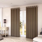 Cortina Tecido Blackout Liso Casa Dona M7022 1,80x2,00 Marrom