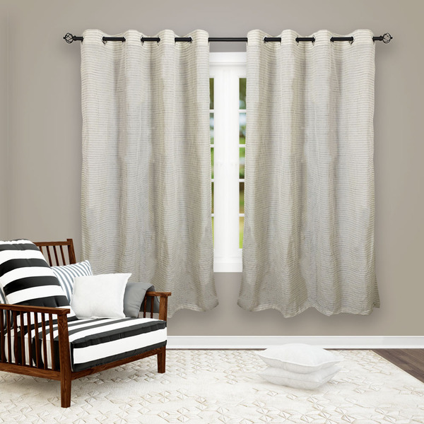 Cortina Tecido Rustico Flame 1,80 Altura X 3,00 La Bege