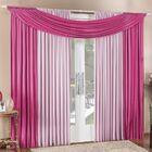 Cortina Tendência 3 00m X 2 50m Para Varão Em Malha Sala Quar