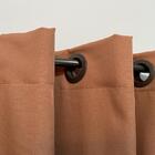 Cortina Terracota Oxford Uma Folha 150x250 Sala/quarto Fabrit