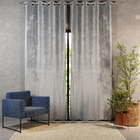 Cortina Tony Cinza 1,40x2,80m 1 Folha Inspire