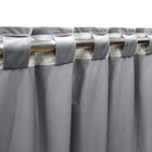 Cortina Tony Veludo Cinza Granito 1,40x2,80m Inspire