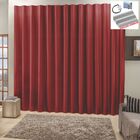 Cortina Top Chick 3 Metros Sala Quarto Tecido Ráfia Trilho Co