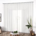 Cortina Trilho Suisso Prega Wave De Linho 3,00m X 2,50m De Al