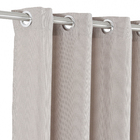 Cortina Valdez Tecido Misto Bege 3,60x2,60m Beca Decor