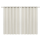 Cortina Vaticano Bege 3,60x2,60m 2 Folhas Beca Decor
