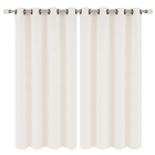 Cortina Veneza Bege 2,60x1,70m 2 Folhas Beca Decor