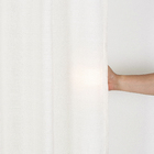 Cortina Veneza Bege 2,60x2,30m 2 Folhas Beca Decor