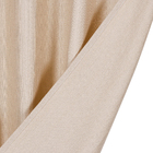 Cortina Veneza Bege 4,00x2,60m 2 Folhas Beca Decor