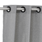 Cortina Veneza Cinza 4,00x2,60m 2 Folhas Beca Decor