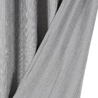 Cortina Veneza Cinza 4,00x2,60m 2 Folhas Beca Decor