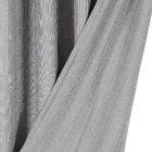 Cortina Veneza Cinza Claro 4,00x2,60m Beca Decor