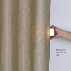 Cortina Veneza Nude 2,60x1,70m Beca Decor