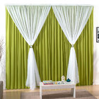 Cortina Verde Para Quarto Ou Sala Barcelona 4m X 2,8m De Altu