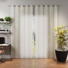 Cortina Vernazza Cinza 4,00x2,60m 2 Folhas Beca Decor