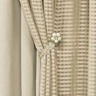 Cortina Viena Luxo Para Varão Tecidos Microfibra E Linho Fino