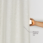 Cortina Blackout Vitale Ilhós Linho Bege 1,7x2,6m 2 Folhas Belchior