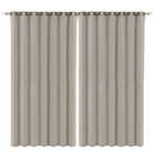 Cortina Blackout Vitale Ilhós Cinza 2,6x4m 2 Folhas Belchior