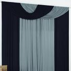 Cortina Vitoria Casa Dona 300x280cm Preto