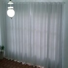 Cortina Voal Com Forro Blackout 4 Metros Para Varao Cor Gelo