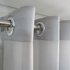 Cortina Voil 6,00larg X 2,60alt Cinza - Sala/ Escritório/quar