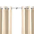 Cortina Voil C/ Corta Luz - 2,80m x 1,80m - Bege - Adomes
