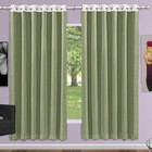 Cortina Voil C/ Corta Luz - 2,80m x 1,80m - Verde - Adomes