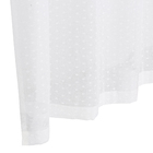 Cortina Voil Girassol Tecido Poliéster Sem Forro Branco 1,40x1,70m Beca Decor