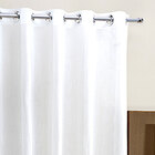 Cortina Voil Linho Branca Lisa 2m X 1,70m Para Sala Ou Quarto