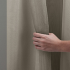 Cortina Voil Liso Forro Blackout PVC 2,80 x 2,50 - Tabaco