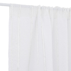 Cortina Voil Marka Têxtil Varão 2 Folhas 1,2x3m Branco