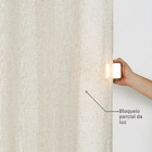 Cortina Voil Nature 4,00x2,60m Linho