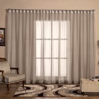 Cortina Voil Tecido 2,80x2,30 Para Trilho Suíço Avelã