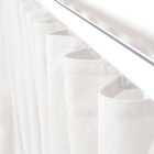 Cortina Wave De Trilho Suíço De Linho Gaze Flamê Branca 6m X