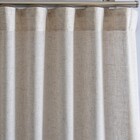 Cortina Wave Varão Deslizante ou Trilho de Poliéster Nude 5,2x3m 2 Folhas Namedi